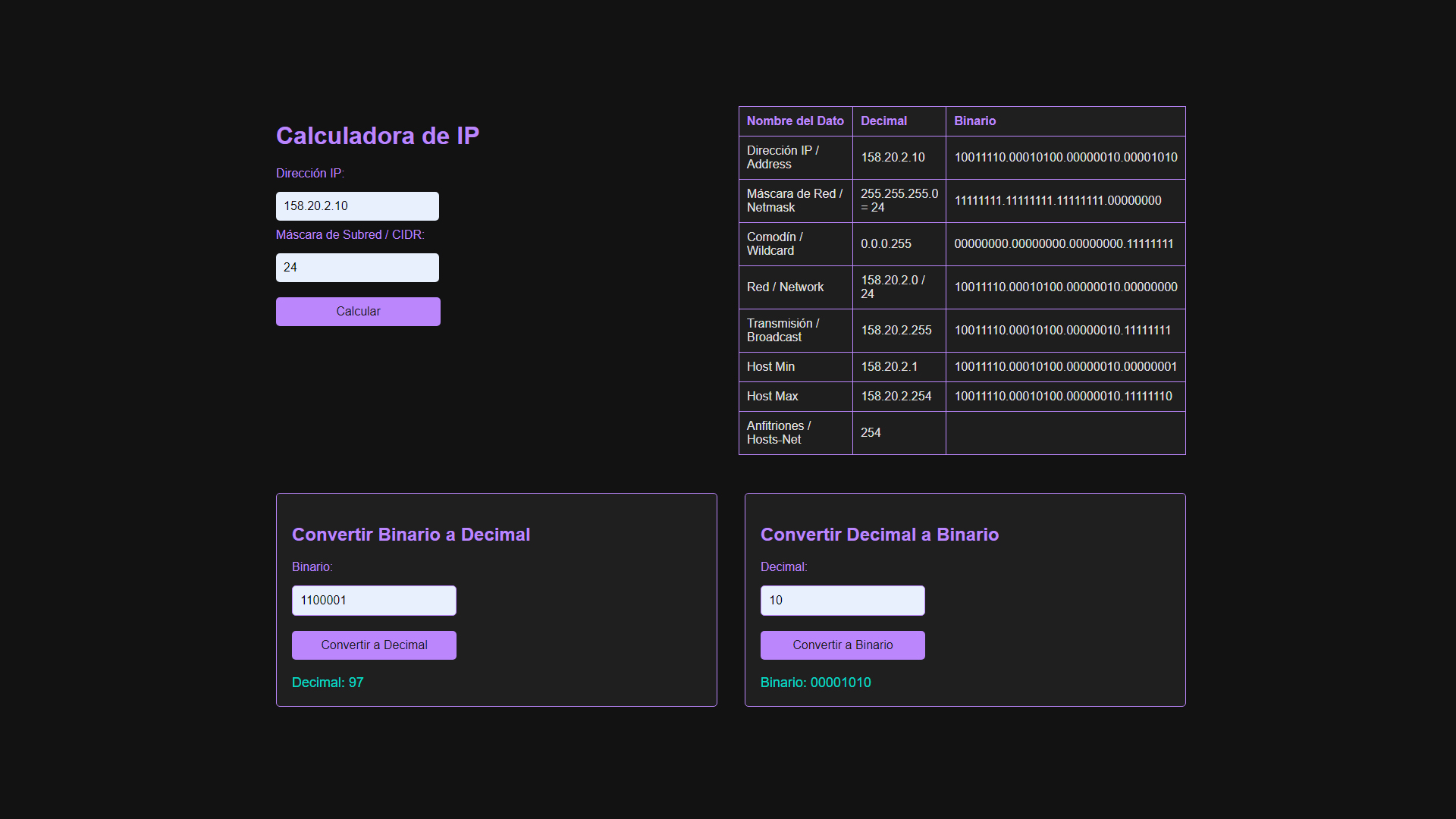 IP Calculator